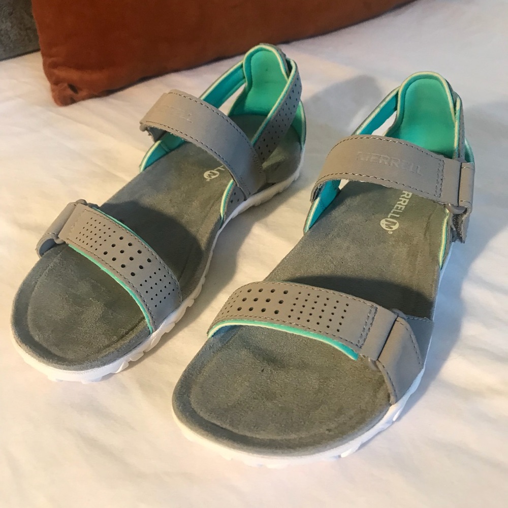 Gray Merrell Sandals